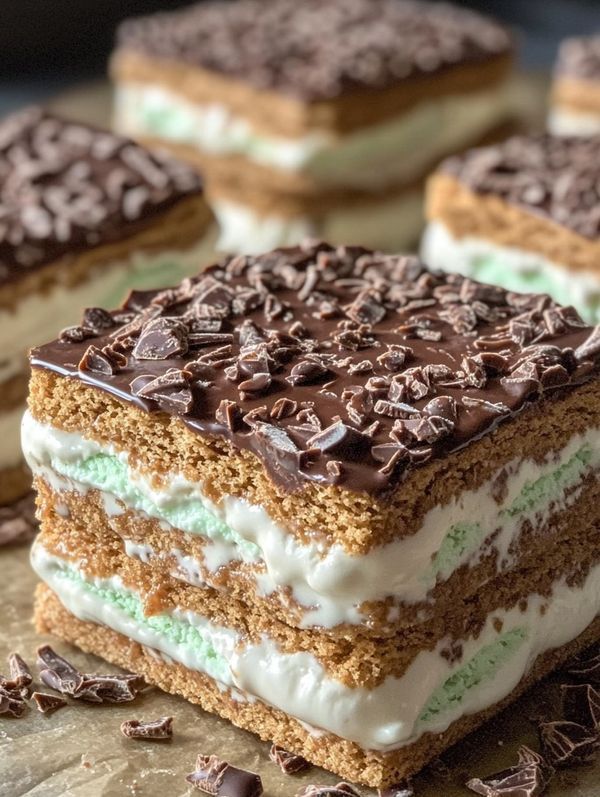 Mint Chocolate Slice