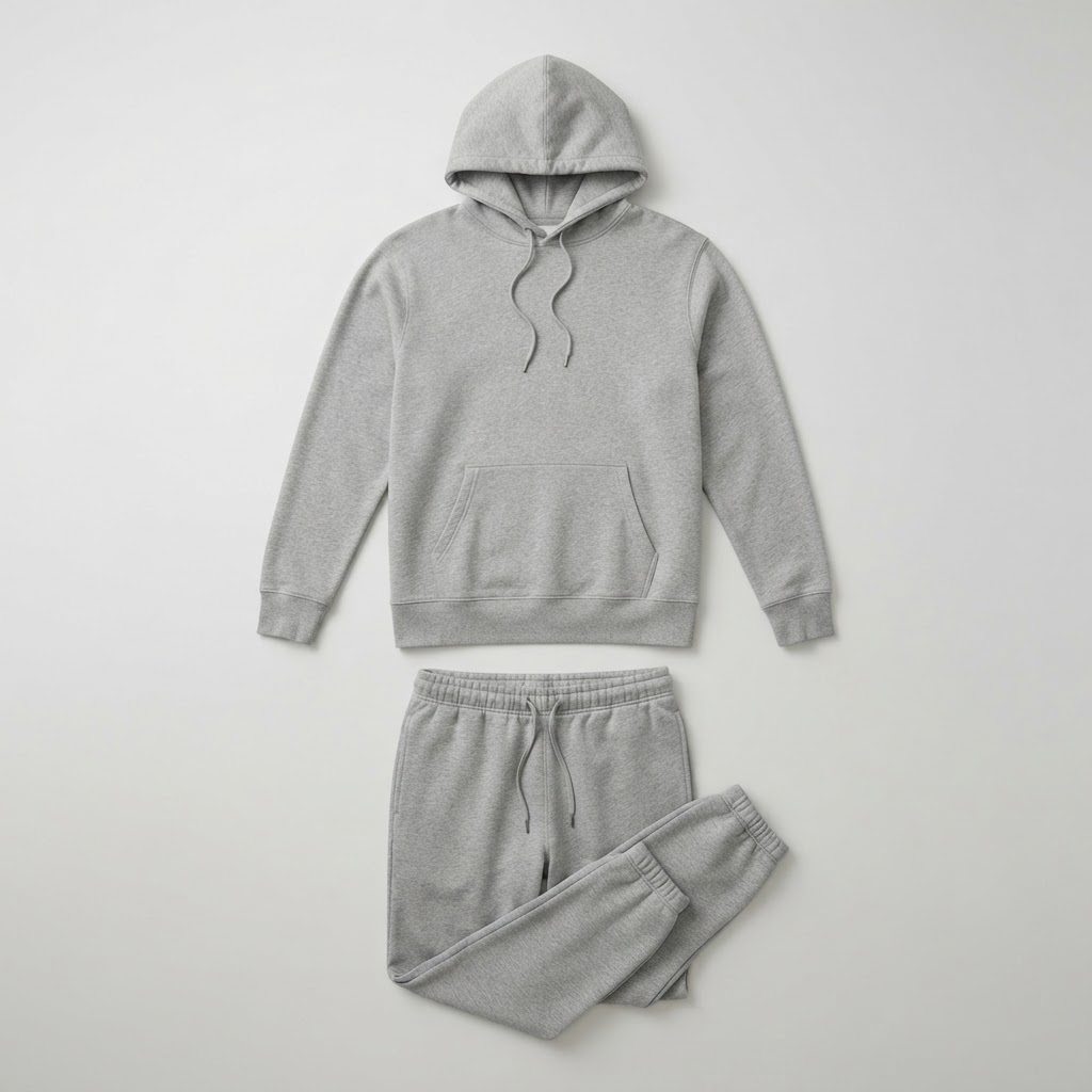 Two-Piece Tracksuit — Gray