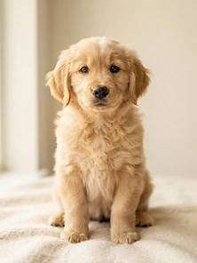 A Golden Retrievers puppy