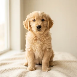 A Golden Retriever puppy