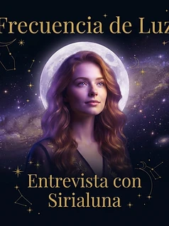 Cartel promocional de la entrevista con Sirialuna