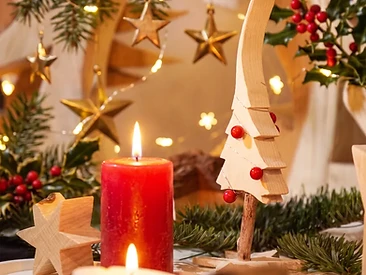 Weihnachtsmarkt am See - Brunnen