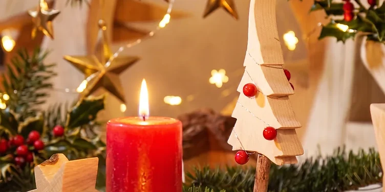 Weihnachtsmarkt am See - Brunnen