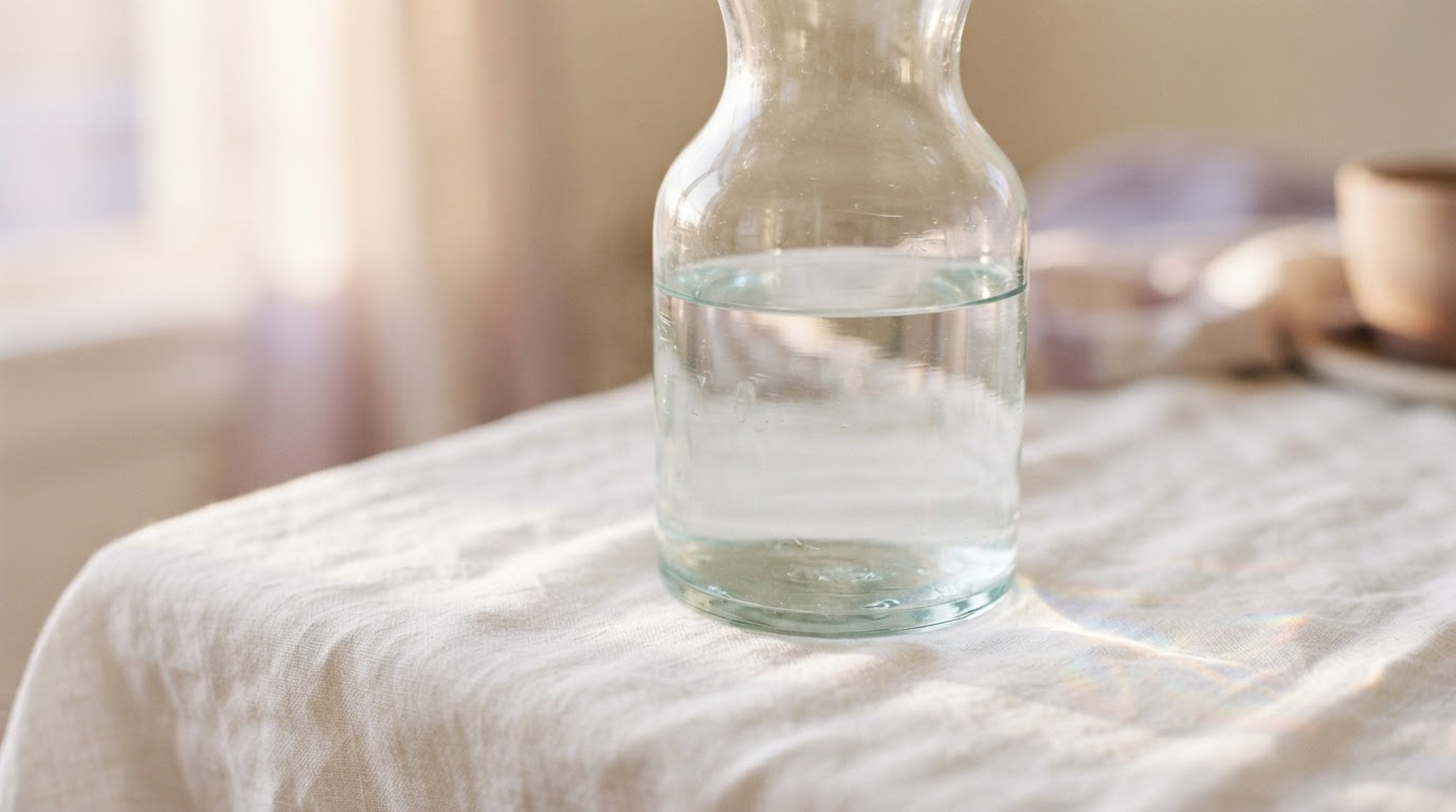 Lumière douce traversant l'eau