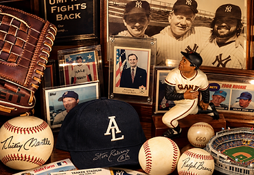 Sports memorabilia at Herby's
