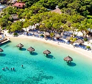 Private beach