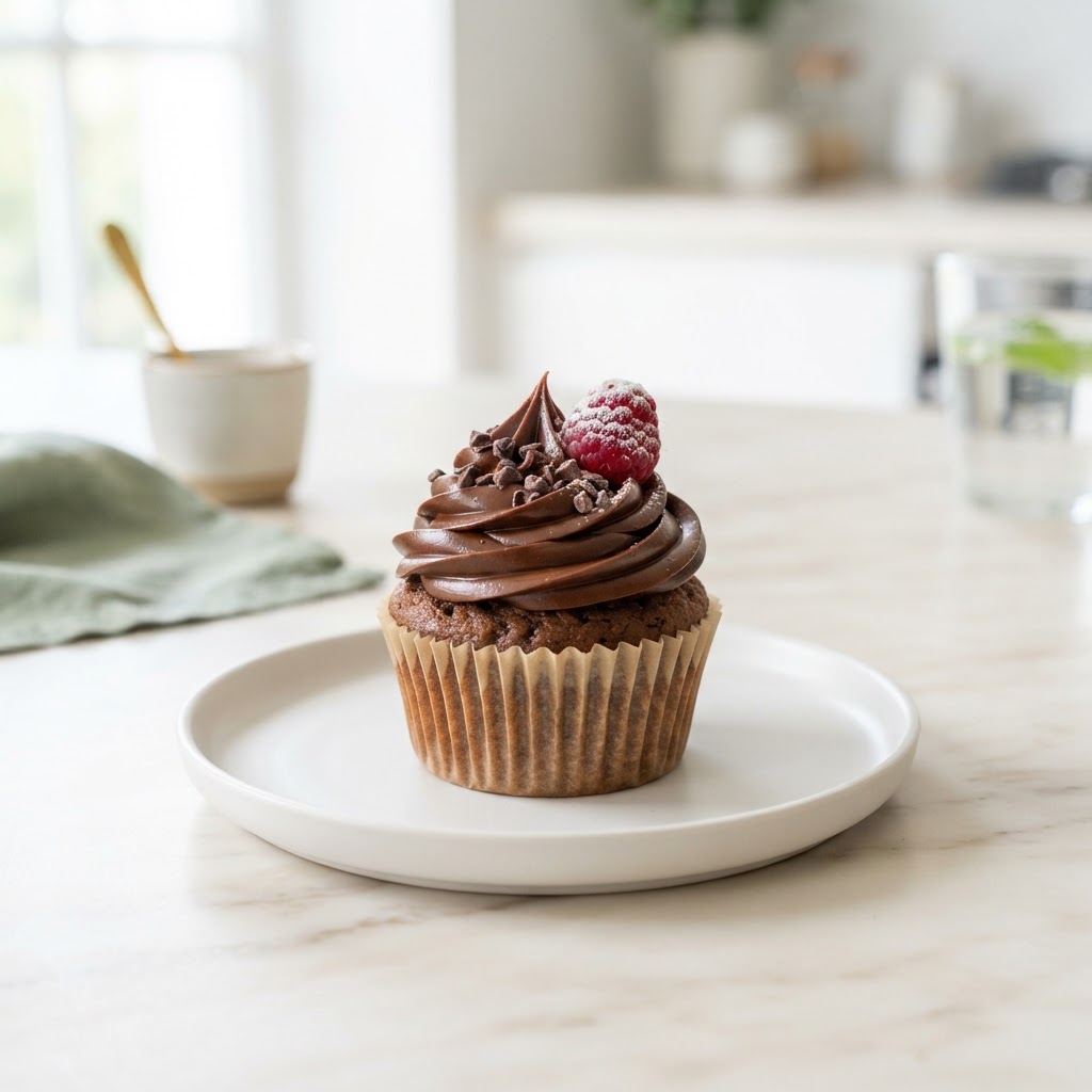 Cupcake de chocolate