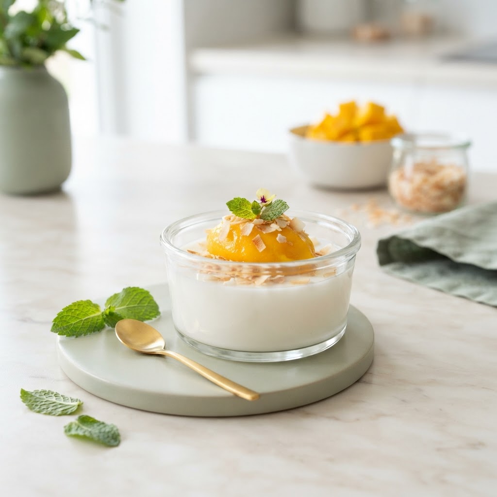 Gelatina de coco