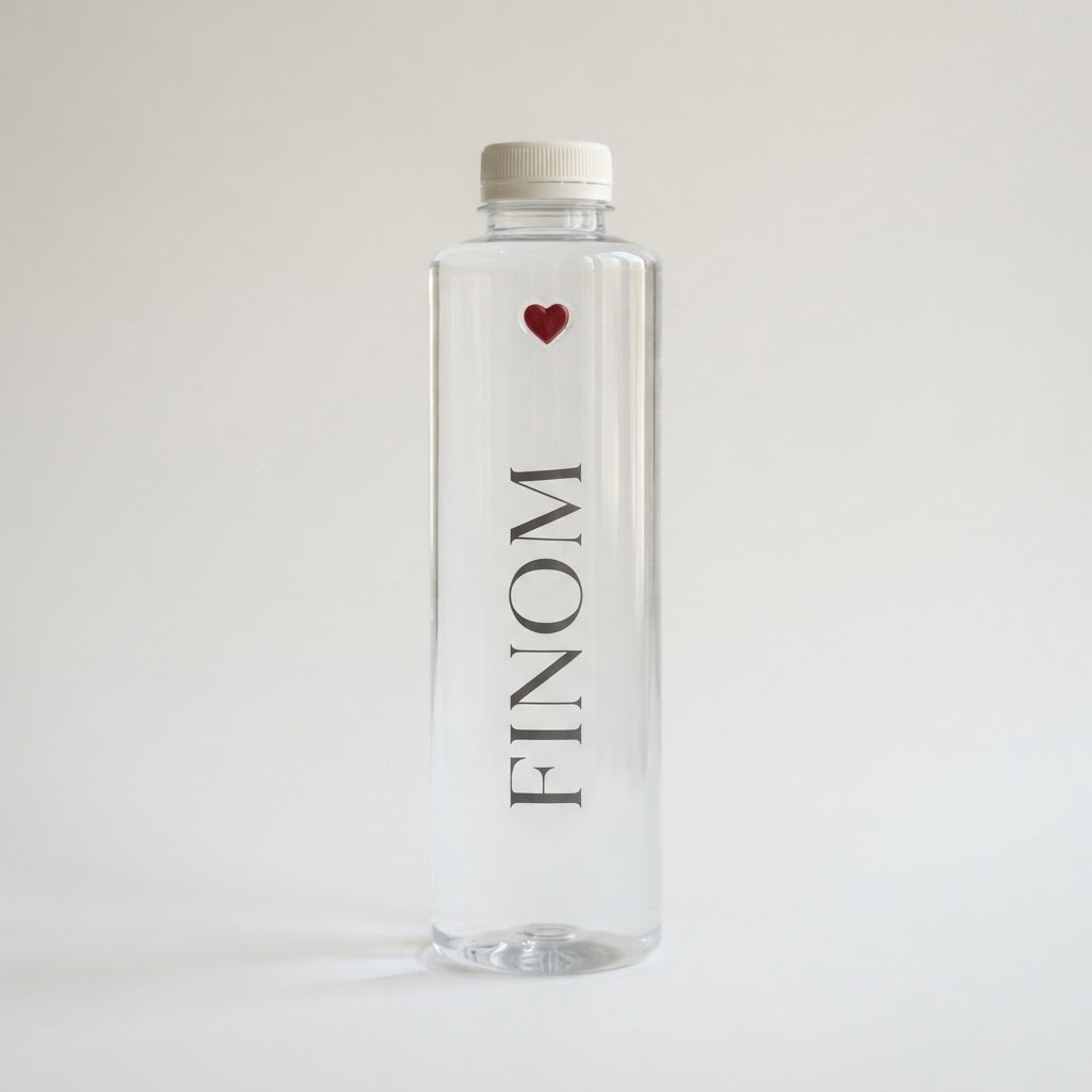 FINOM 1 literes hengeres prémium ivóvíz palack