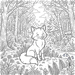 Coloring sheet 4: Finn's Quiet Day