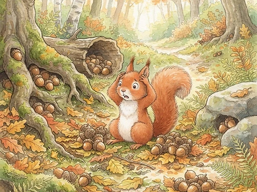 Scamp's Autumn Counting