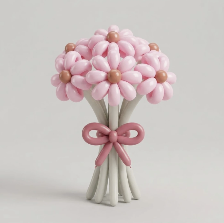 Balloon flower arrangement preview