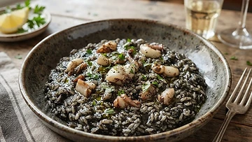 Risotto al Nero di Seppia