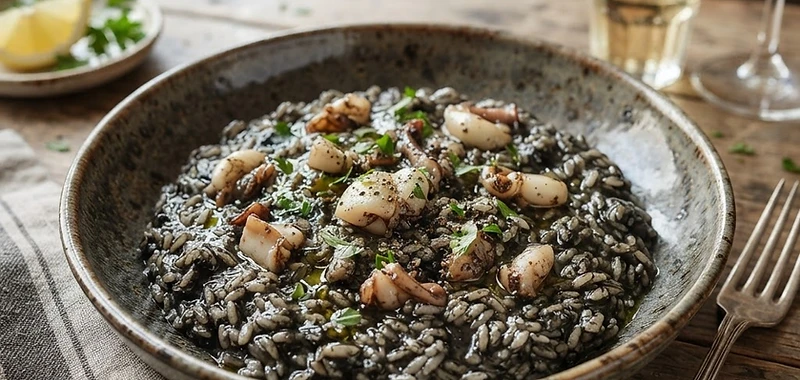 Risotto al Nero di Seppia