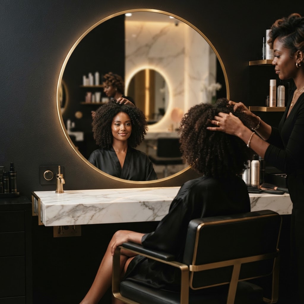Atendimento no MV Beauty Studio