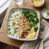 Lemon herb chicken bowls