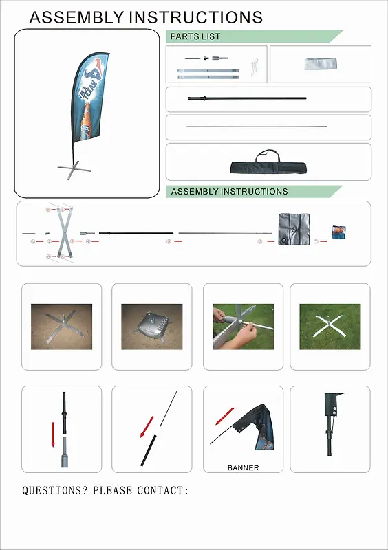 Feather Flag Setup Guide