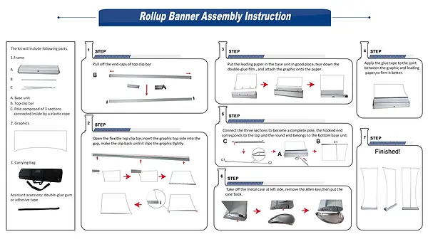 Roll-Up Banner Assembly