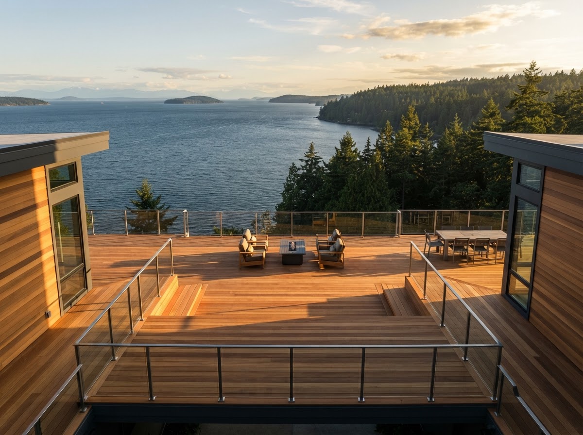 Decks work by Cover Compass General Construction
