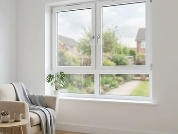 Instalación de ventana de PVC en vivienda