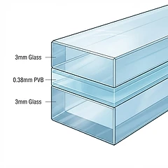 Laminado de seguridad 3+3