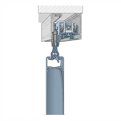 Lama vertical de PVC 89 mm