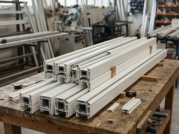 Perfiles de PVC listos para fabricación