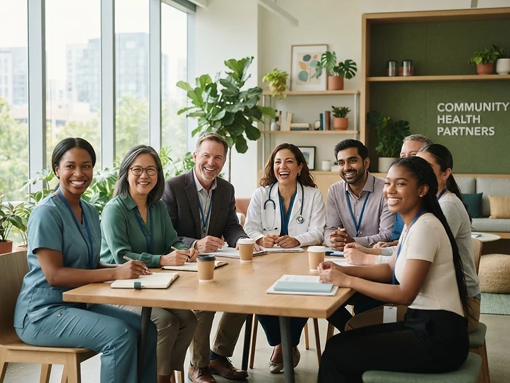 A welcoming, diverse team of healthcare and community professionals