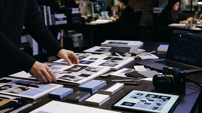 Brand identity, print, web and social work in progress at the Southstar studio