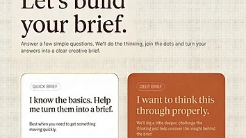 HARPP-style briefing tool homepage rebranded for Fable & Co