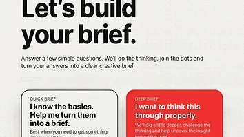 HARPP-style briefing tool homepage rebranded for BOLD