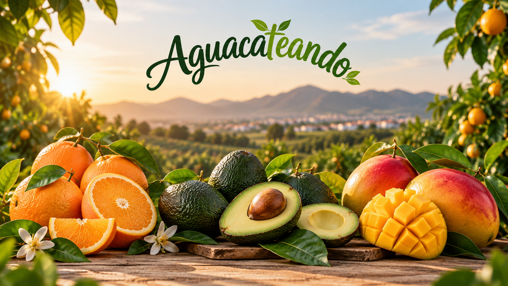 Aguacateando — naranjas, aguacates y mango del campo