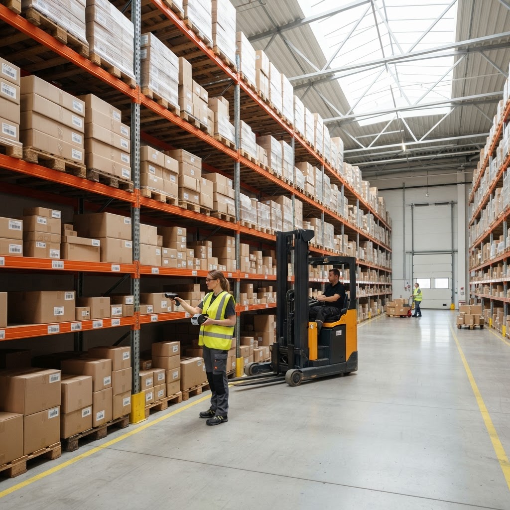 Modern logistics warehouse
