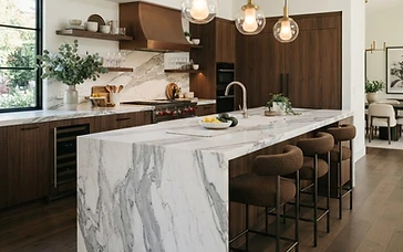 Waterfall edges: the island statement