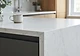 Mitered edges for a thick, solid look