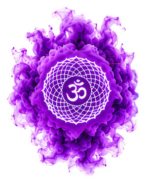 CROWN chakra — VIOLET colour energy