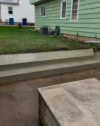 Backyard Patio & Steps