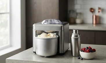 Berry casein frozen yogurt