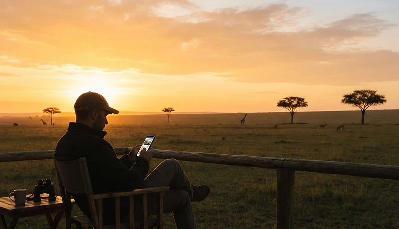 Africa, briefed every morning
