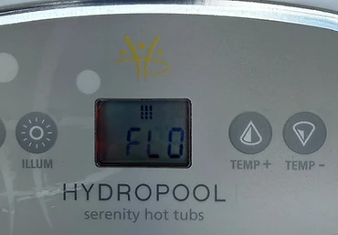 FLO fault traced on a Hydropool control panel