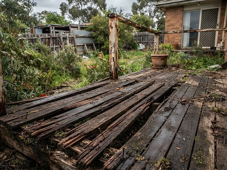 Before — Deck Replacement