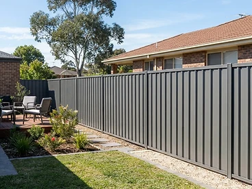 After — Colorbond Boundary Fence