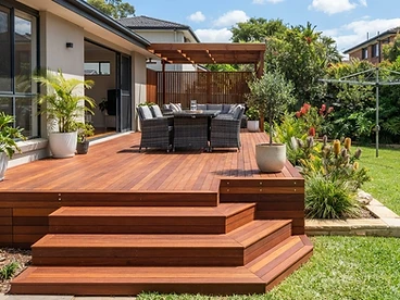 After — Merbau Timber Deck