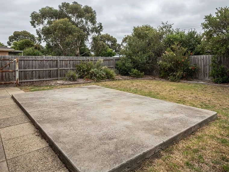 Before — Gable Patio