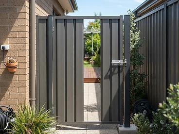 After — New Colorbond Side Gate