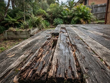 Before — Deck Repairs