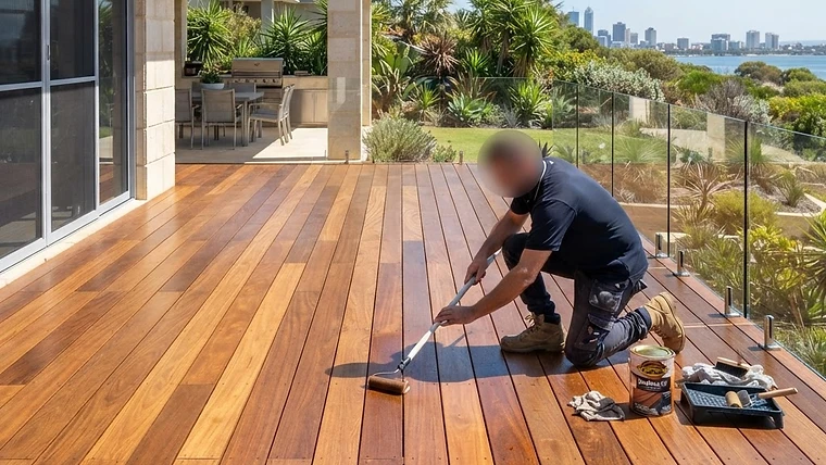 Professional timber deck maintenance and oiling in Perth