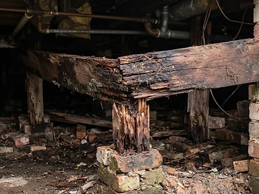 Before — Structural Beam Replacement