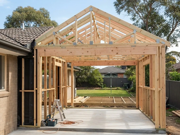After — Timber Framing Extension