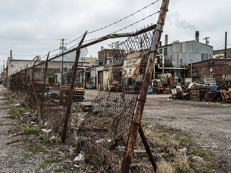 Before — Commercial Security Fencing